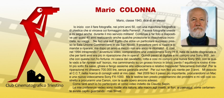 SCHEDA COLONNA MARIO